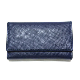 PRADA プラダ キーケース コピー 2M0025 6連キーケース キーホルダー サッフィアノ SAFFIANO 1 BALTICO（バルティコ） カーフネイビー